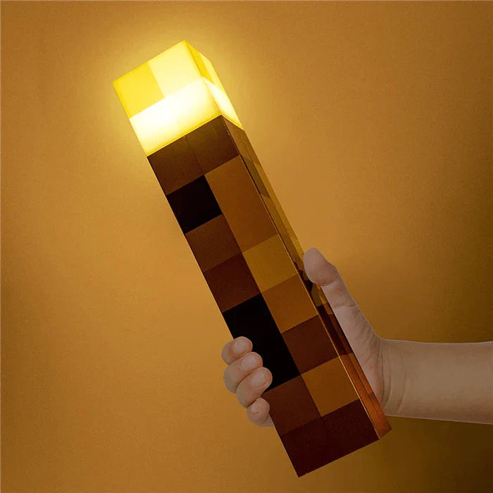 Luminária Tocha Decorativa Minecraft